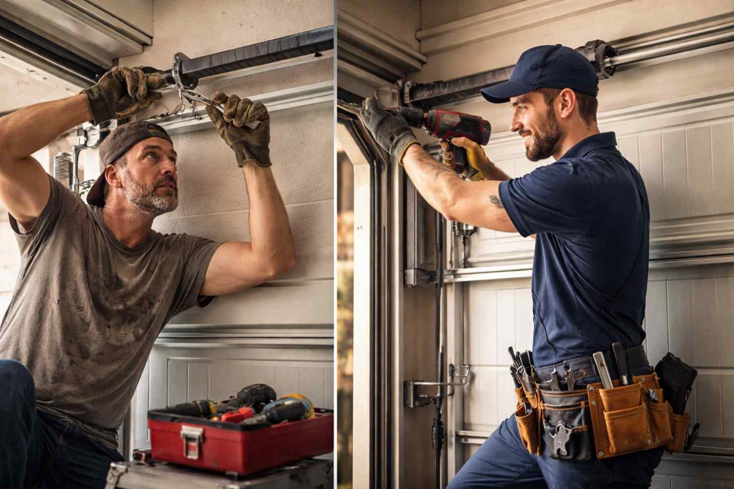 DIY Garage Door Spring Repair vs Professional: What’s Safer & Cheaper?